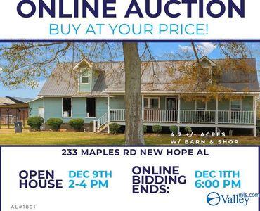 233 Maple Rd, New Hope, AL, 35760