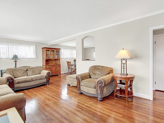 Gleaming hardwood floors    