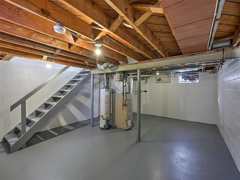 Basement of a unit at Colonial Park.