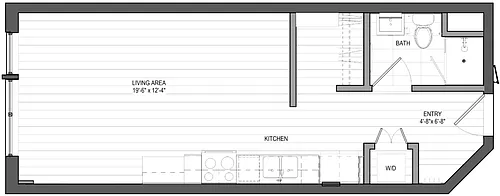 Floor plan Studio