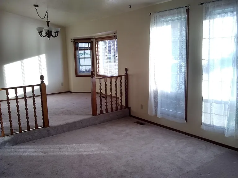 Dining room and living room