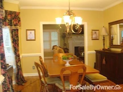 Dining off kitchen