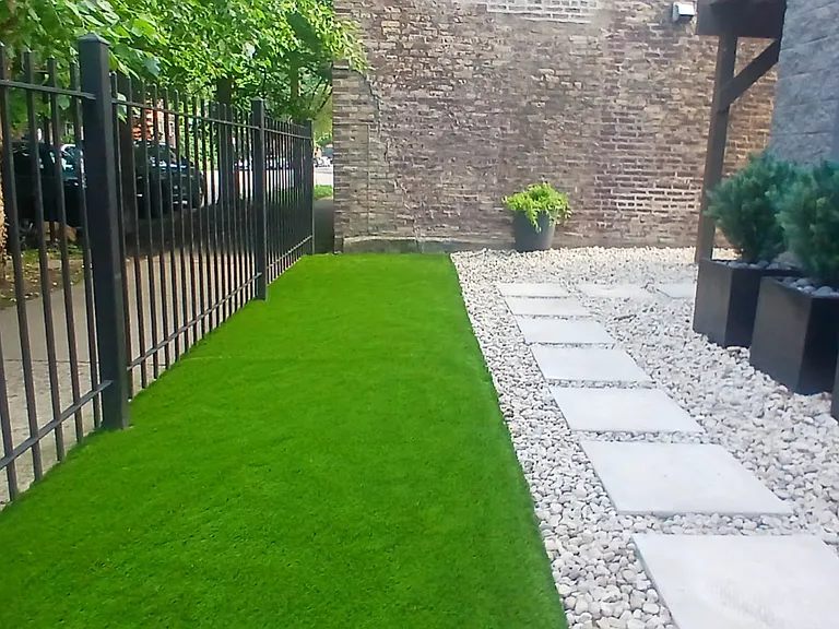 Private Gated Yard and Patio Area