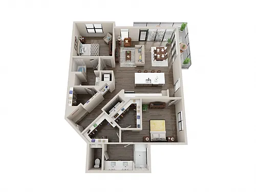 Floor plan B3-C