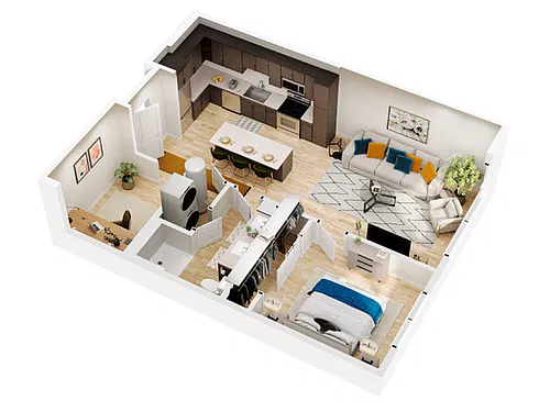 Floor plan Millwright