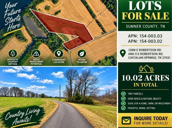 1088 E Robertson Rd, Castalian Springs, TN 37031