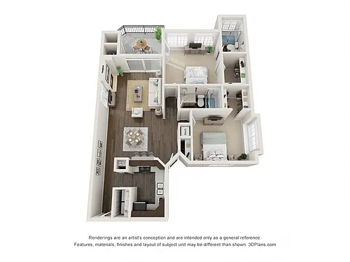Floor plan Residence 5 Upgraded