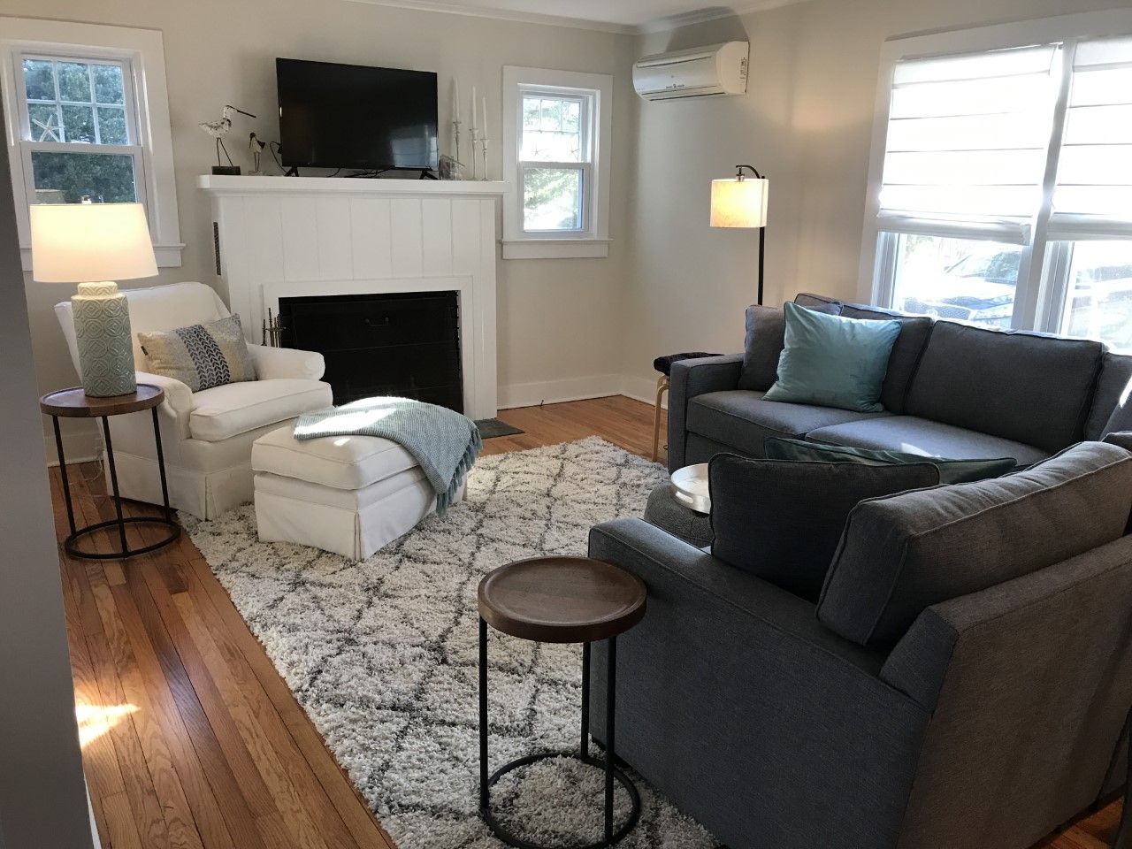 Living Room with Fireplace