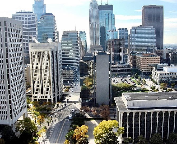 Roof top skyline view