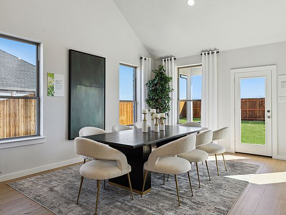 Breakfast Nook in the Winters home plan by Trophy Signature Homes - REPRESENTATIVE PHOTO