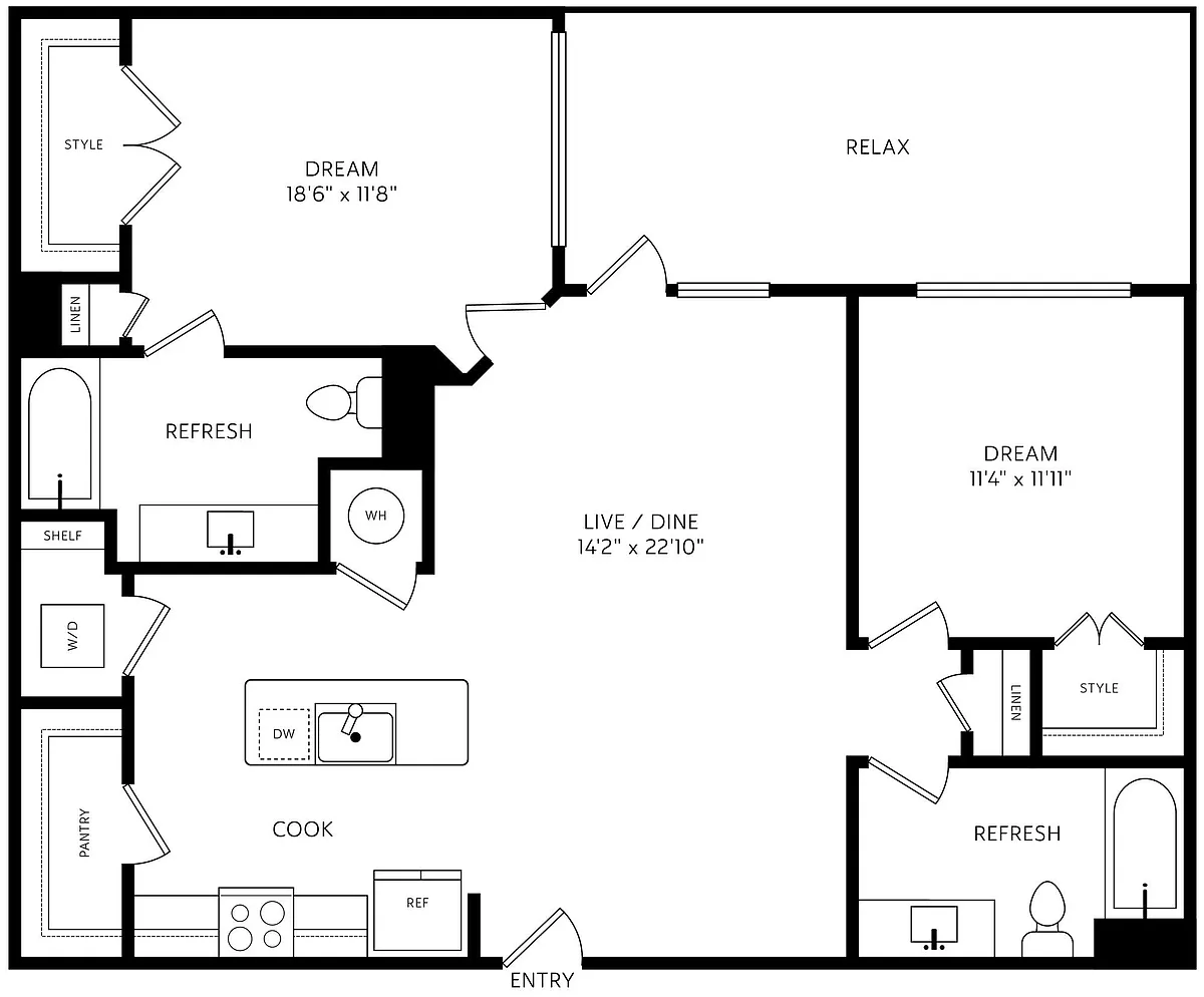 Floor plan B2