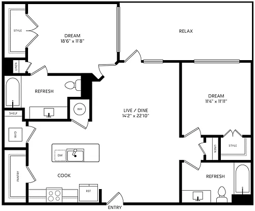 Floor plan B2