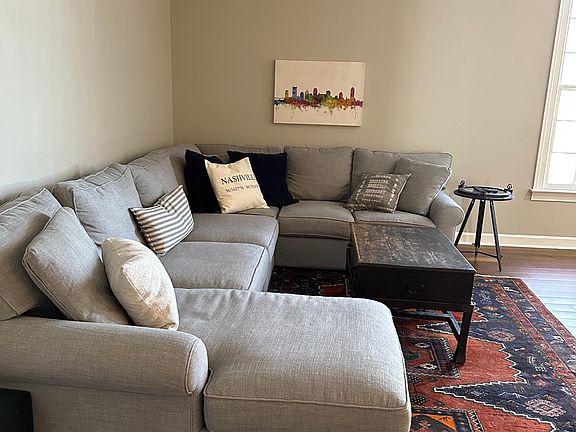 Huge, deep sectional couch! Very comfortable.