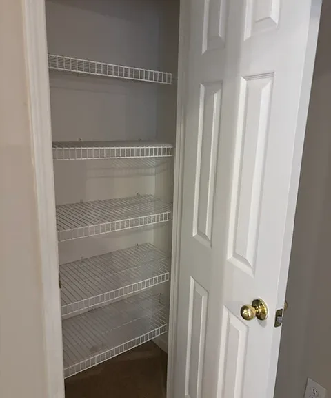 Small closet at Master bdrm entry
