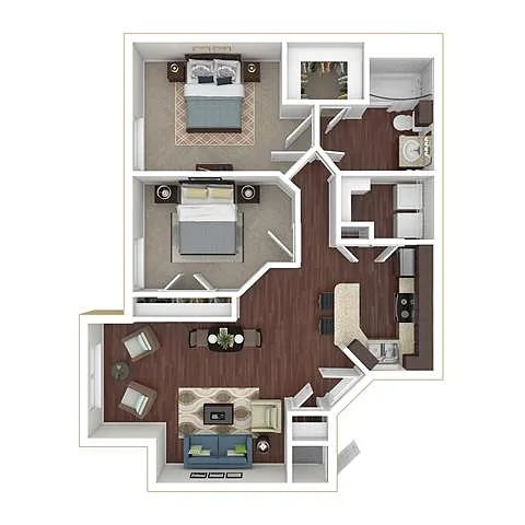 Floor plan Caribe with Sunroom
