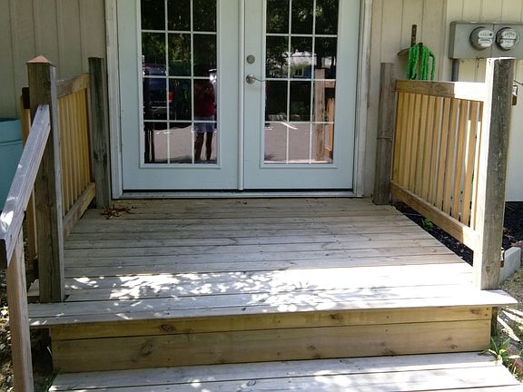 Deck and back door