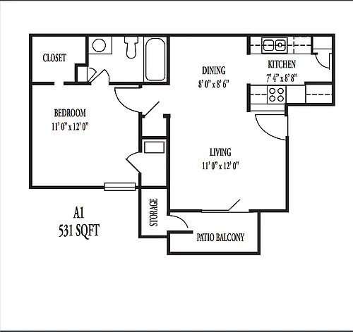 Floor plan A1