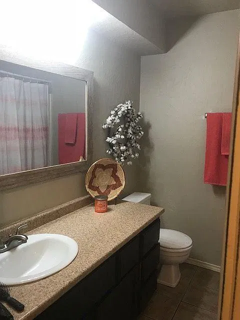 spacious hall bath