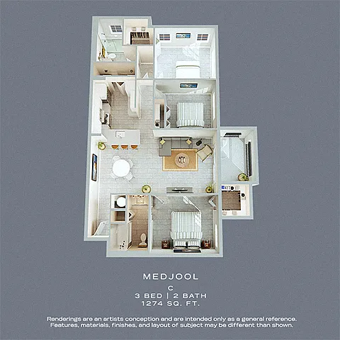 Floor plan C2A Medjool