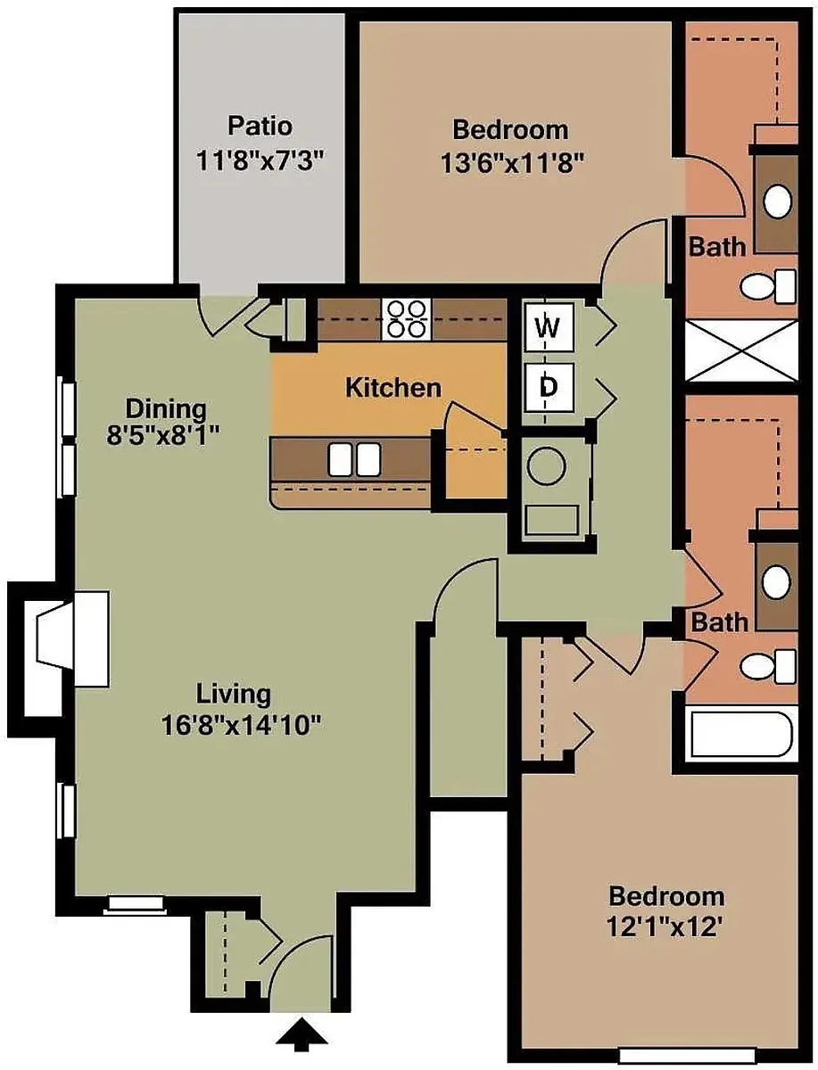 Floor plan Lowry