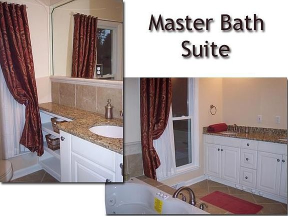New Master Bath completed in May 2007! Separate toilet room with own vanity
