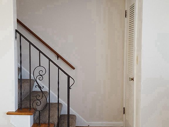 Original vintage wrought iron railings .