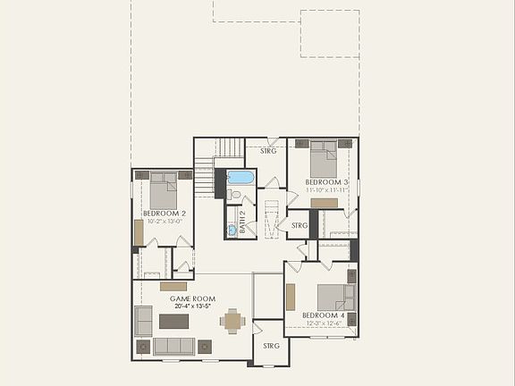 Second Floor 4 br 2.5 ba