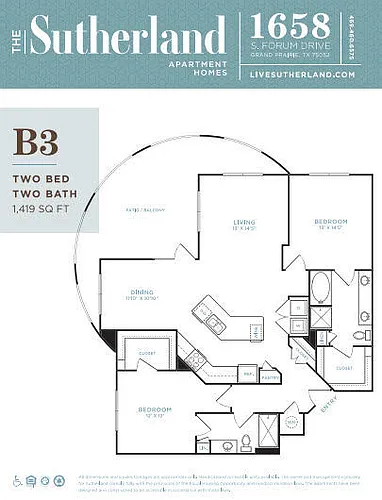 Floor plan B3