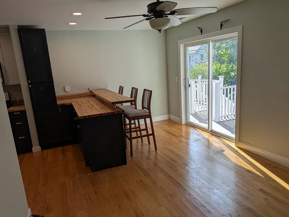 From dining room out to deck