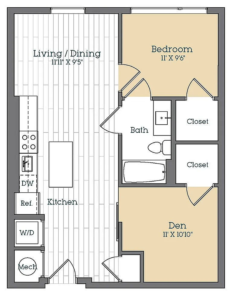 Floor plan zAD1M-100