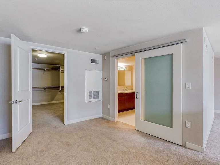 Spacious walk-in closets in select bedrooms