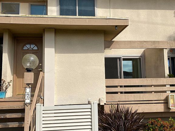 The Townhome From the Common Walkway