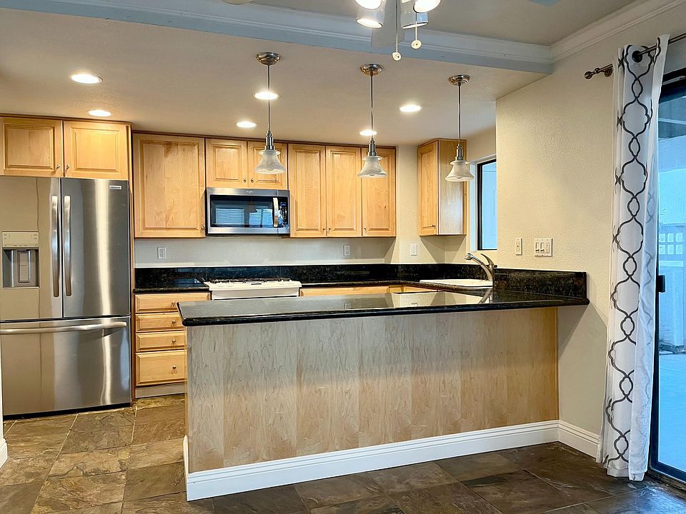 Open kitchen and entertaining area.