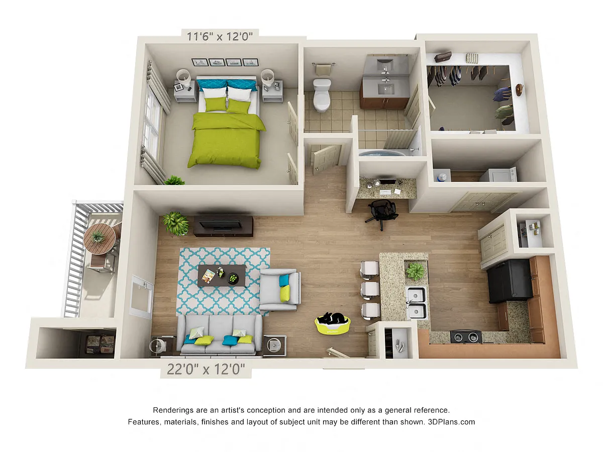 Floor plan The Carolina