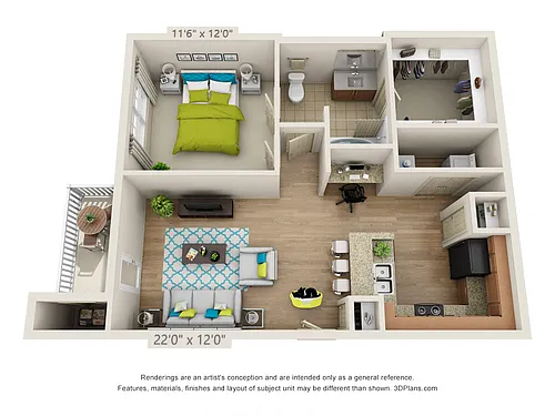 Floor plan The Carolina