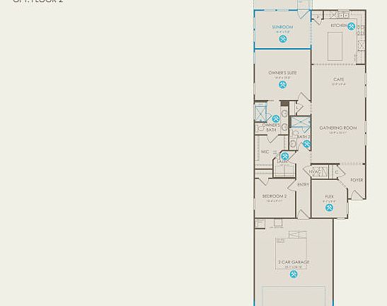 Compass Floor Plan, Quick Move-In Home, Floor 1
