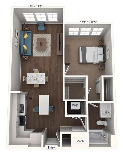 Floor plan AM15-D1-NoBalcony-715