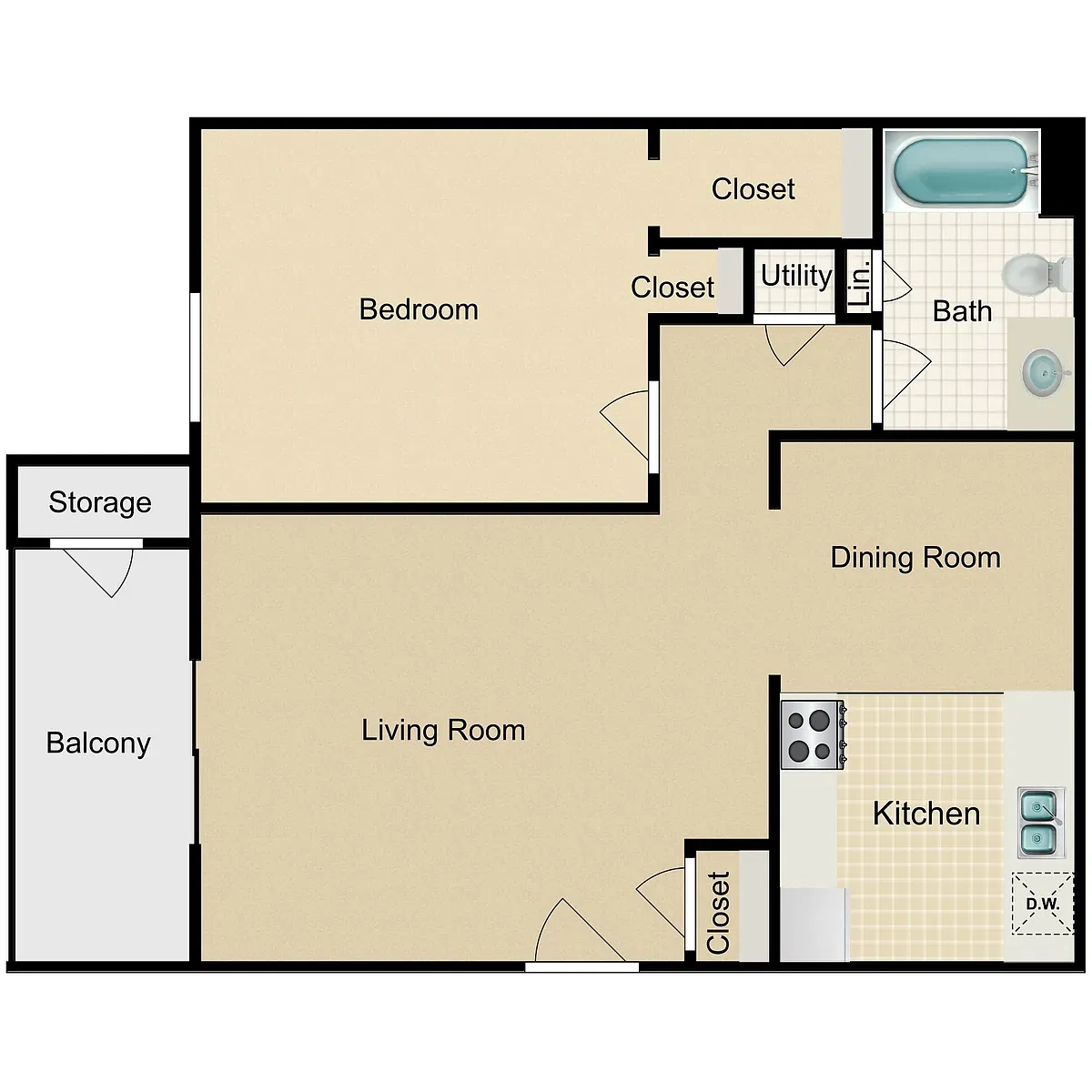 Floor plan The Elmwood