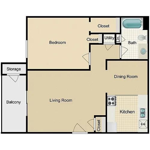 Floor plan The Elmwood