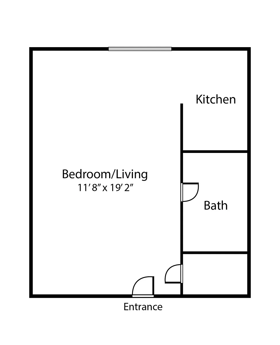Floor plan Studio - Hunter's