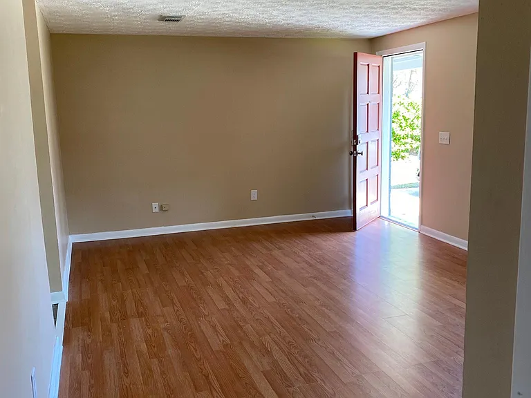 Main living area - engineered wood floorsMain bath