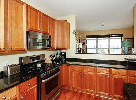 Granite countertops, new fixtures and open floor plan