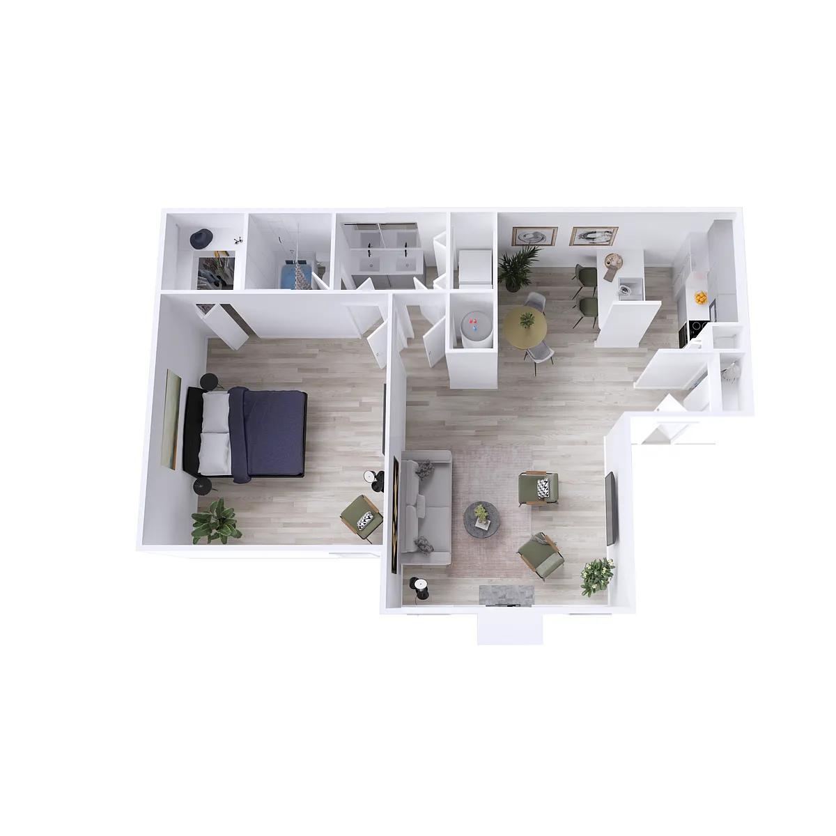 Floor plan A2 Renovated