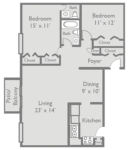 Floor plan B3