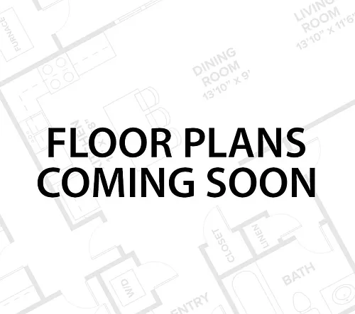 Floor plan 1 Bedroom - 1 Bathroom