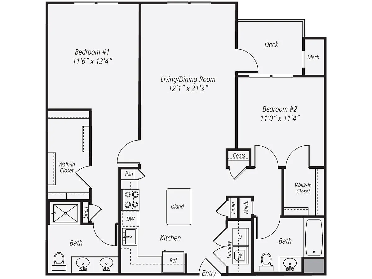 Floor plan Allegheny