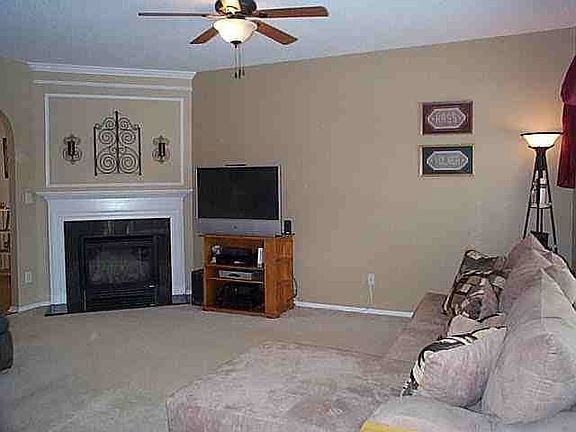 Living Room with Fireplace