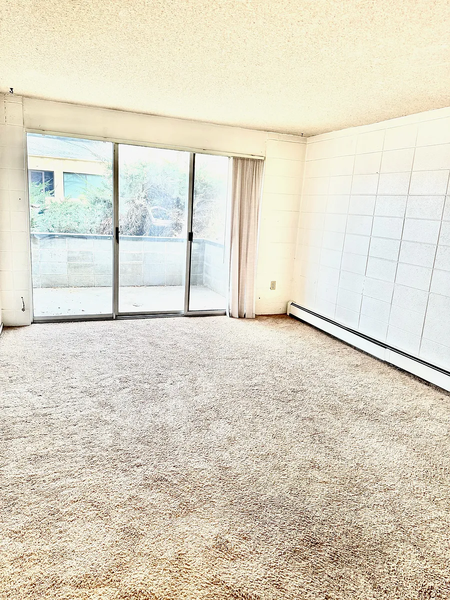 Living Room with sliding door exit to the patio - 875 Alpine Ave #8