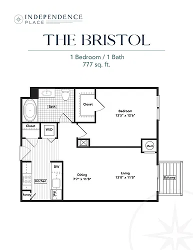 Floor plan The Bristol