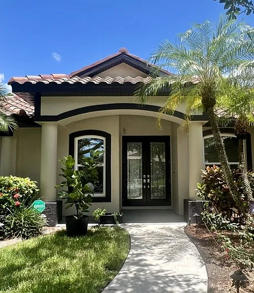 Roof 2019, Pool resurfaced and converted to salt 2020, all appliances replaced since 2021, HVAC 2025, and hurricane protection. Included in rental price is landscape & pool maintenance. 
This home is Florida living at it's best!